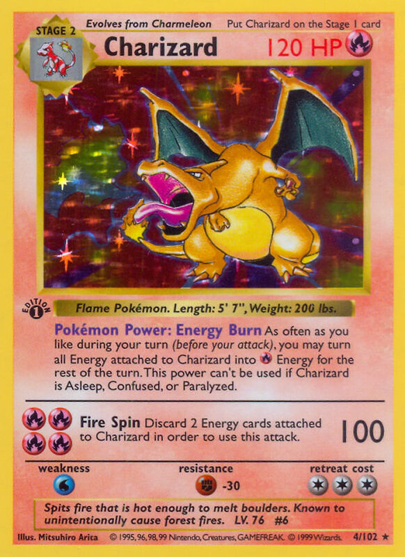 Charizard Base Set No Rarity Japanese Pokemon card